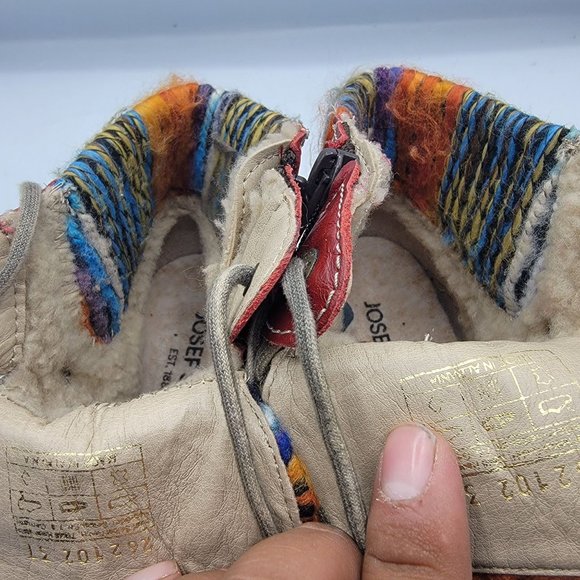 Josef Seibel Maren Womens 6-6.5 Bootie Leather Ankle Boot Brown Warm Comfort - Picture 11 of 13